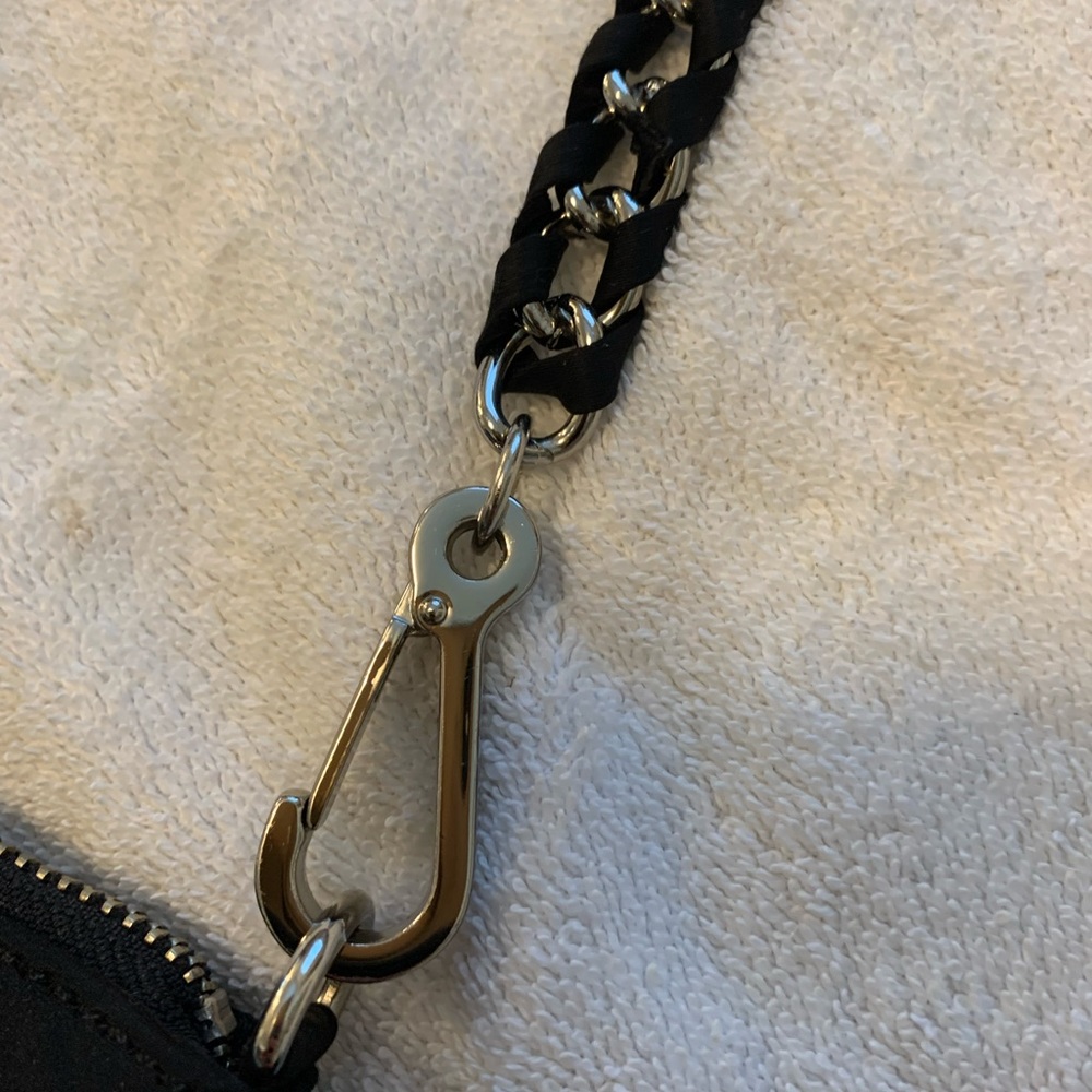 Bebe Satin Ruffle Bag - Picture 4 of 16